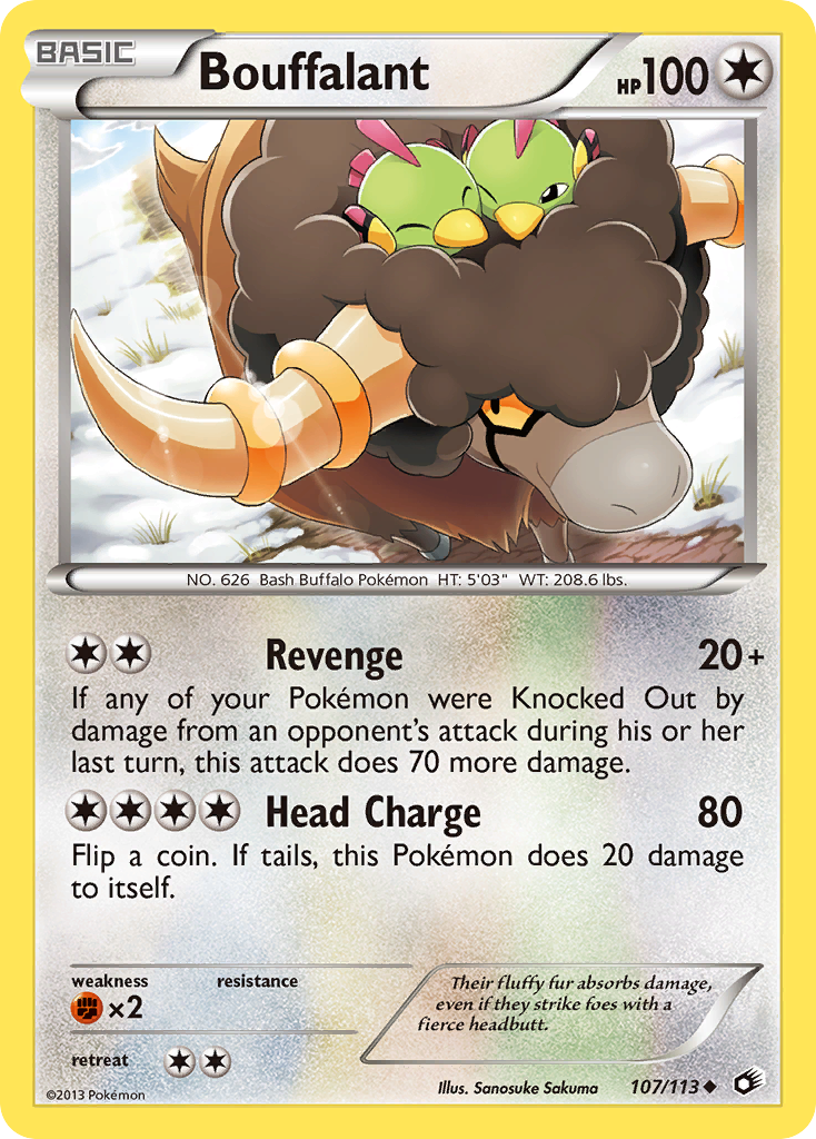 Bouffalant (107/113) [Black & White: Legendary Treasures] | Good Games Morley