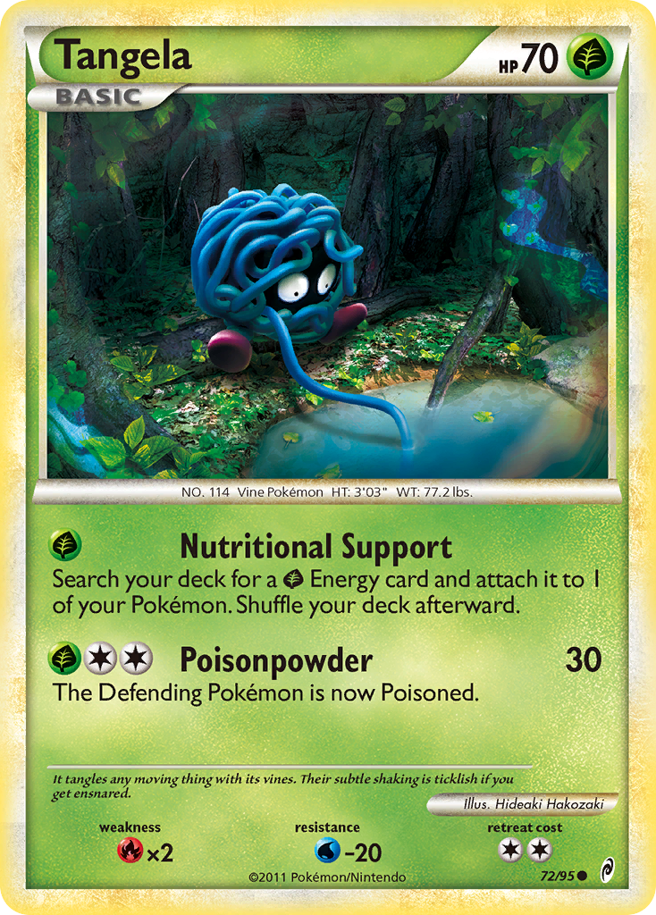 Tangela (72/95) [HeartGold & SoulSilver: Call of Legends] | Good Games Morley