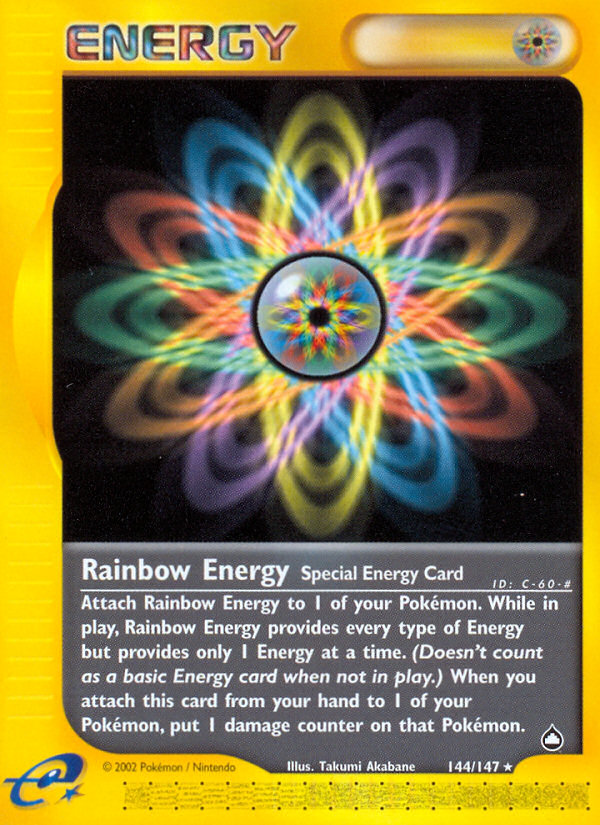 Rainbow Energy (144/147) [Aquapolis] | Good Games Morley