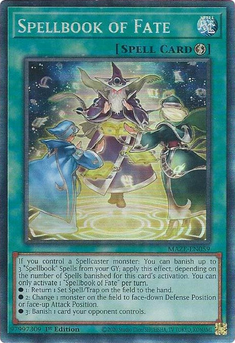 Spellbook of Fate [MAZE-EN059] Collector's Rare | Good Games Morley