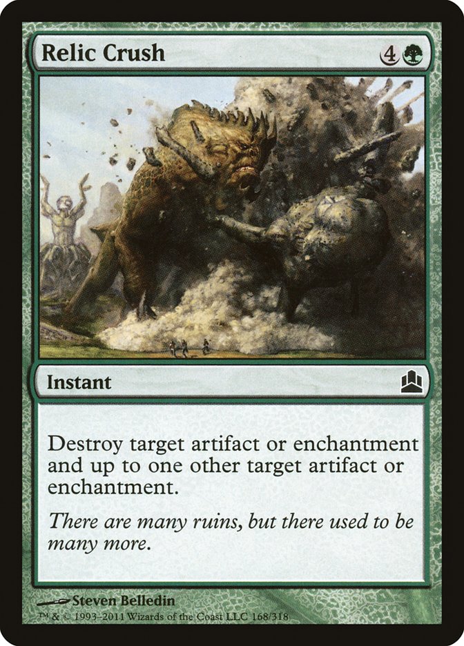 Relic Crush [Commander 2011] | Good Games Morley