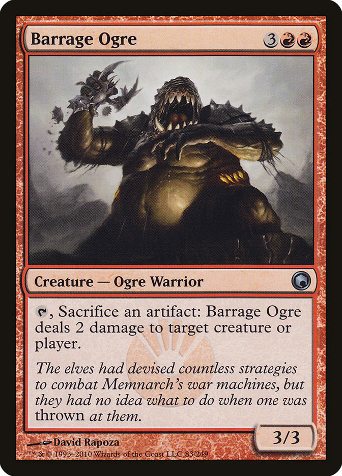 Barrage Ogre [Scars of Mirrodin] | Good Games Morley