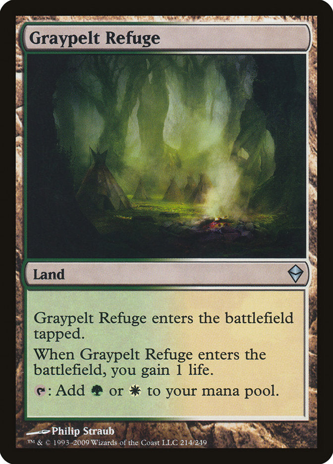 Graypelt Refuge [Zendikar] | Good Games Morley