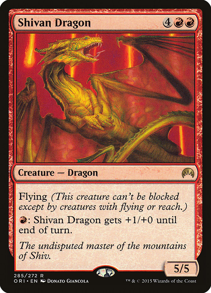 Shivan Dragon [Magic Origins] | Good Games Morley