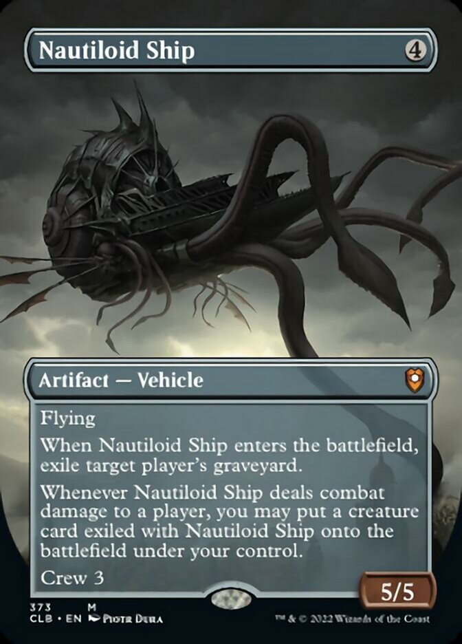 Nautiloid Ship (Borderless Alternate Art) [Commander Legends: Battle for Baldur's Gate] | Good Games Morley