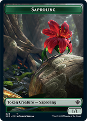 Saproling // Cat Double-Sided Token [Starter Commander Decks] | Good Games Morley