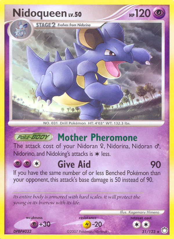 Nidoqueen (31/123) [Diamond & Pearl: Mysterious Treasures] | Good Games Morley