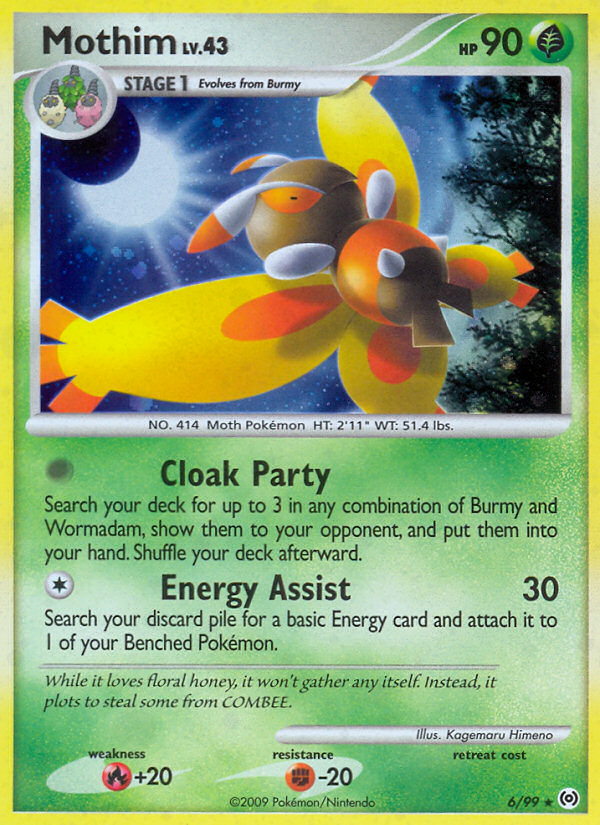 Mothim (6/99) [Platinum: Arceus] | Good Games Morley