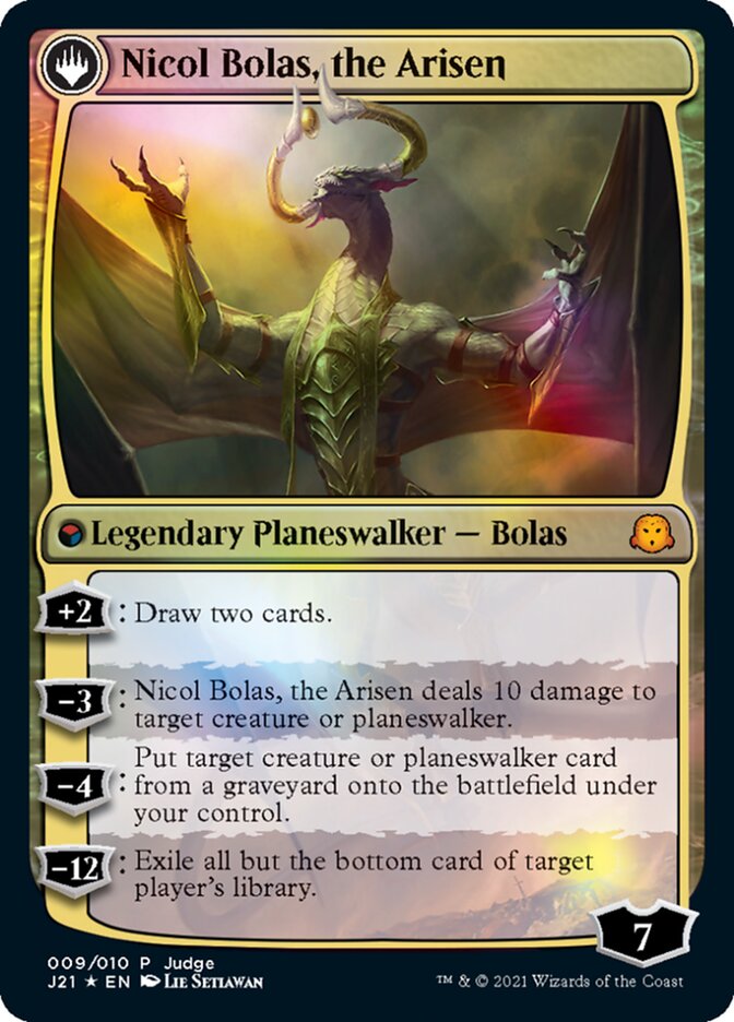 Nicol Bolas, the Ravager // Nicol Bolas, the Arisen [Judge Gift Cards 2021] | Good Games Morley