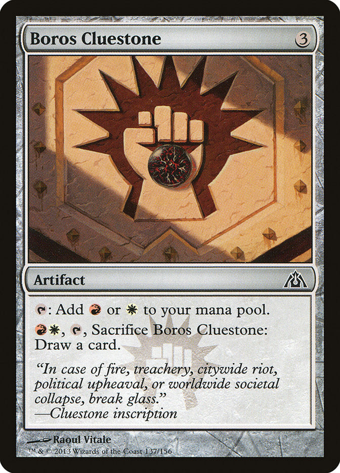 Boros Cluestone [Dragon's Maze] | Good Games Morley