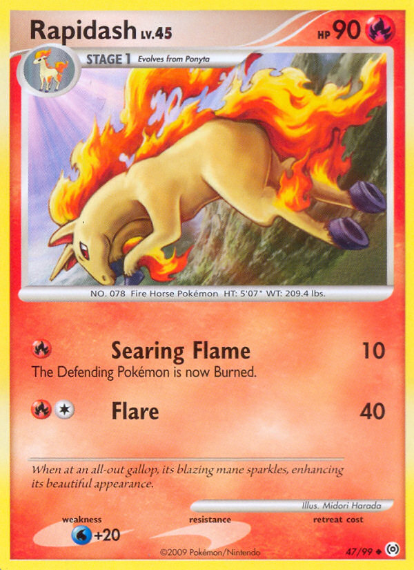 Rapidash (47/99) [Platinum: Arceus] | Good Games Morley