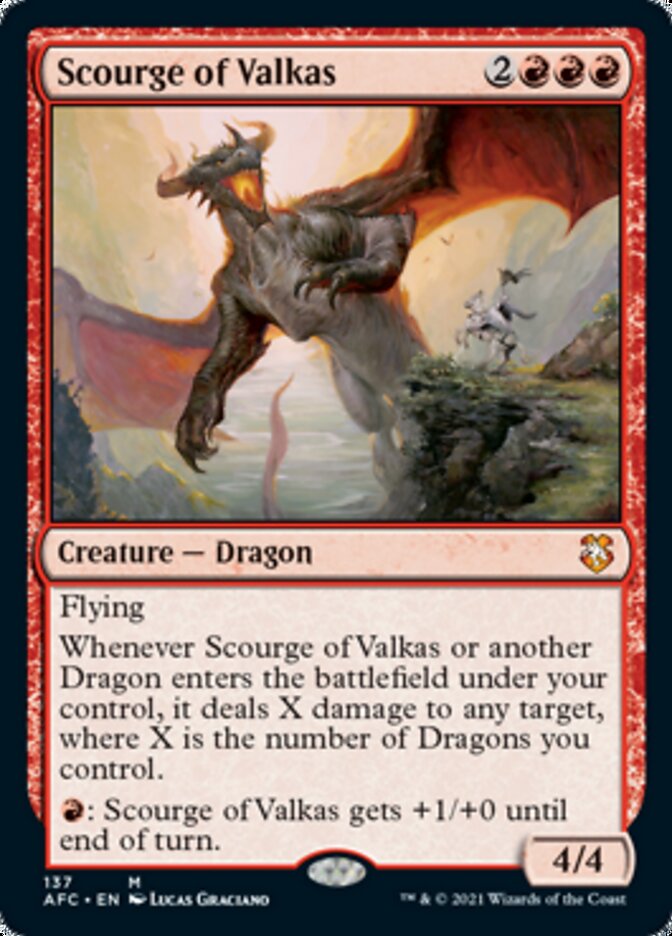 Scourge of Valkas [Dungeons & Dragons: Adventures in the Forgotten Realms Commander] | Good Games Morley