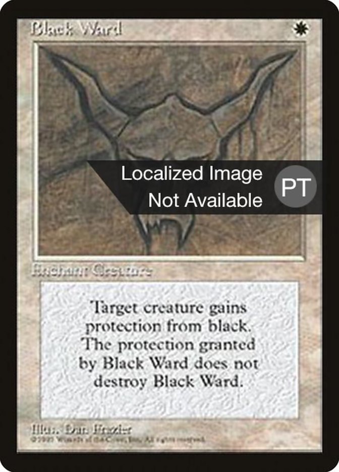Black Ward [Fourth Edition (Foreign Black Border)] | Good Games Morley