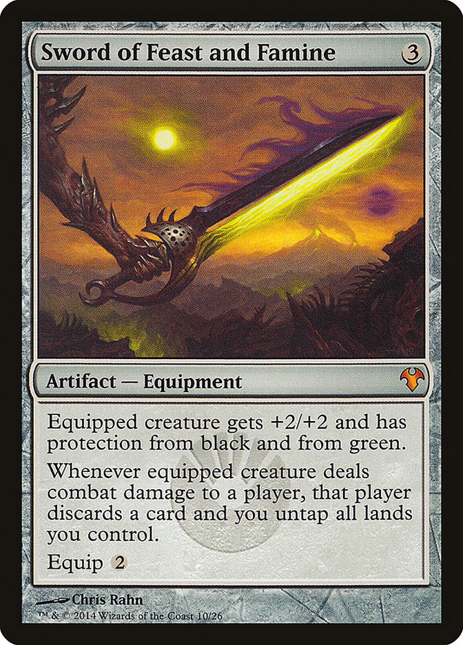Sword of Feast and Famine [Modern Event Deck 2014] | Good Games Morley