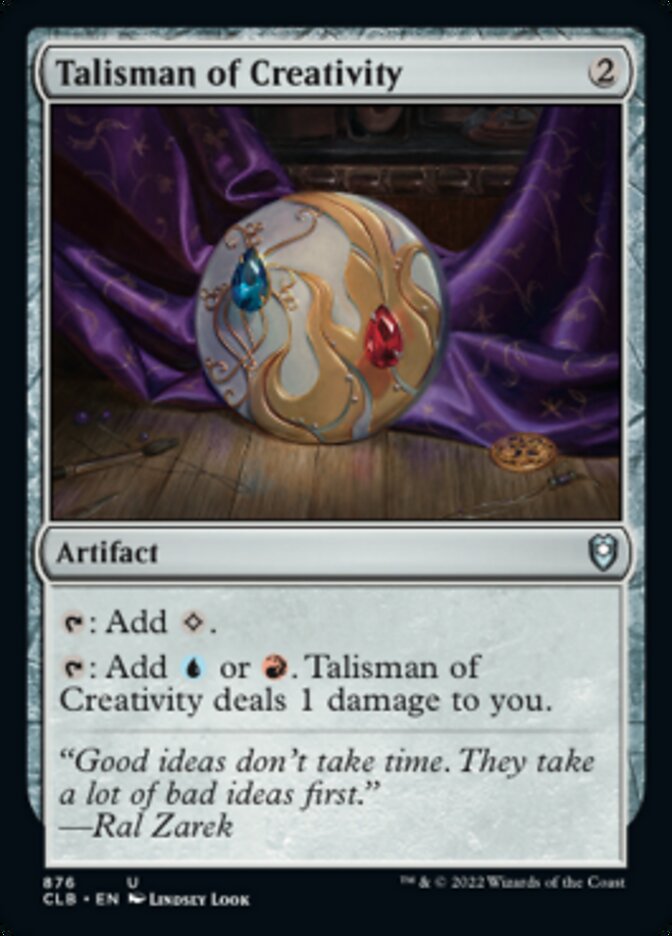 Talisman of Creativity [Commander Legends: Battle for Baldur's Gate] | Good Games Morley