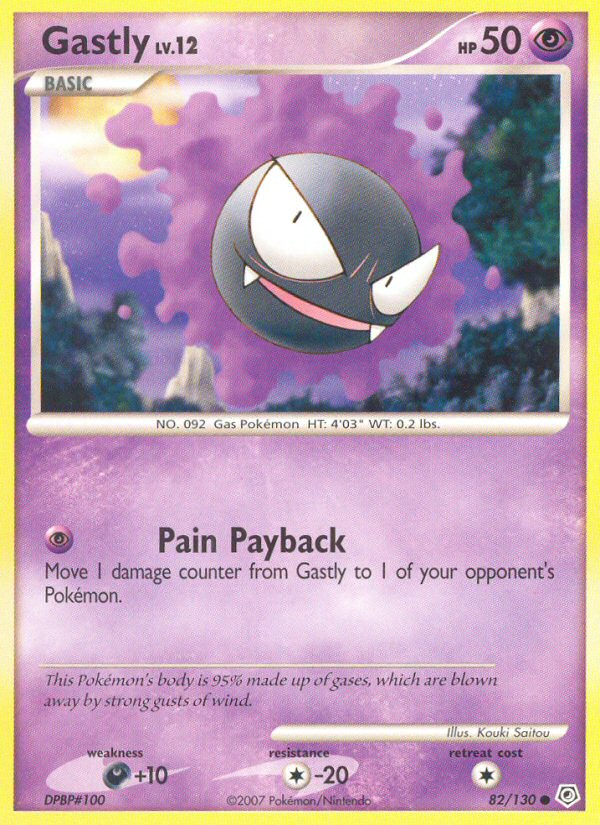 Gastly (82/130) [Diamond & Pearl: Base Set] | Good Games Morley