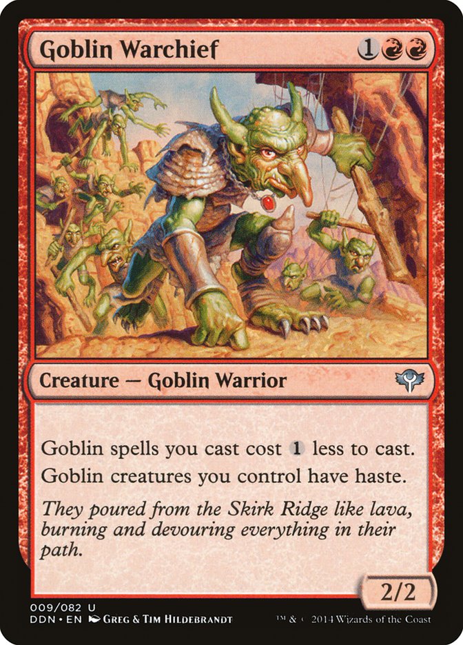 Goblin Warchief [Duel Decks: Speed vs. Cunning] | Good Games Morley