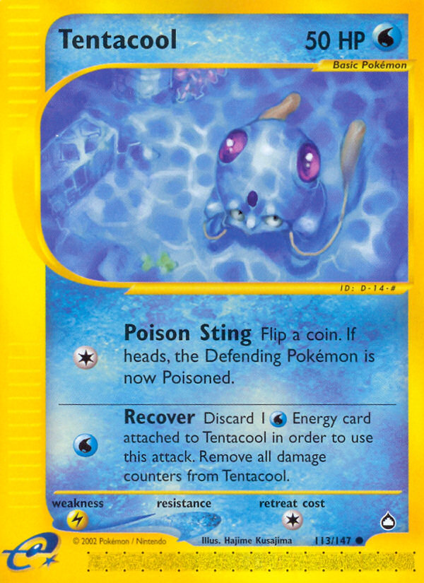 Tentacool (113/147) [Aquapolis] | Good Games Morley