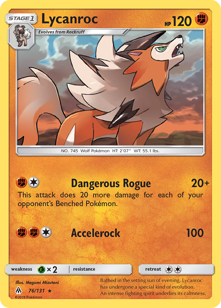 Lycanroc (76/131) [Sun & Moon: Forbidden Light] | Good Games Morley