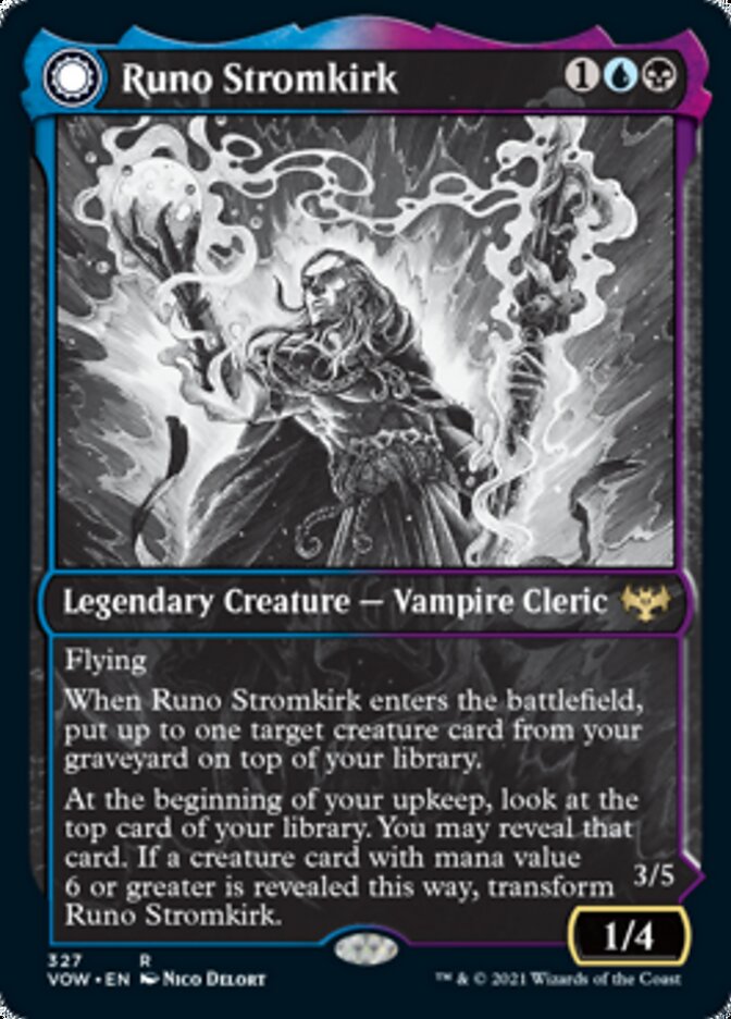 Runo Stromkirk // Krothuss, Lord of the Deep (Showcase Eternal Night) [Innistrad: Crimson Vow] | Good Games Morley