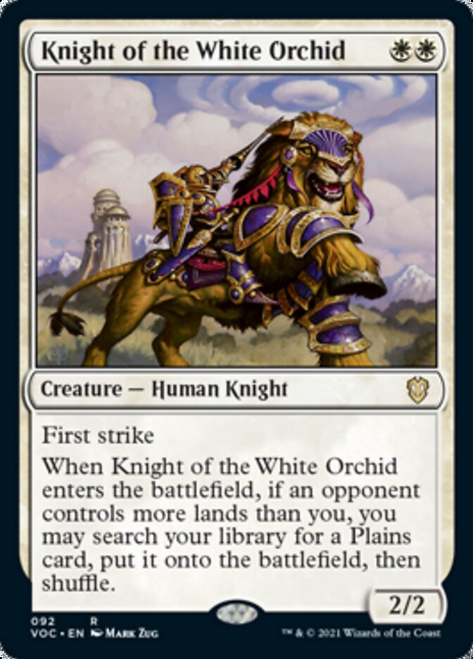 Knight of the White Orchid [Innistrad: Crimson Vow Commander] | Good Games Morley