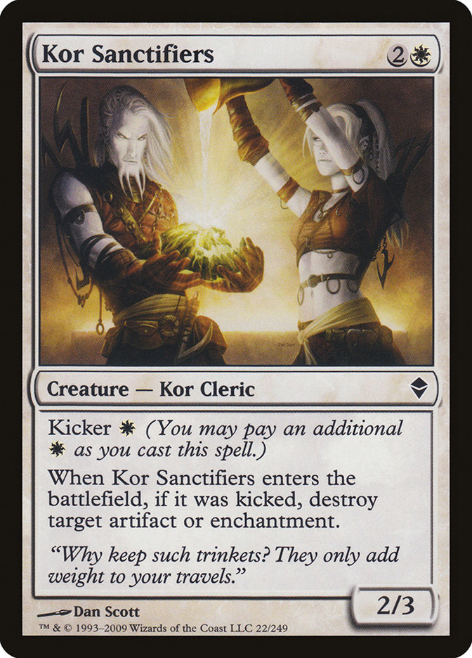 Kor Sanctifiers [Zendikar] | Good Games Morley