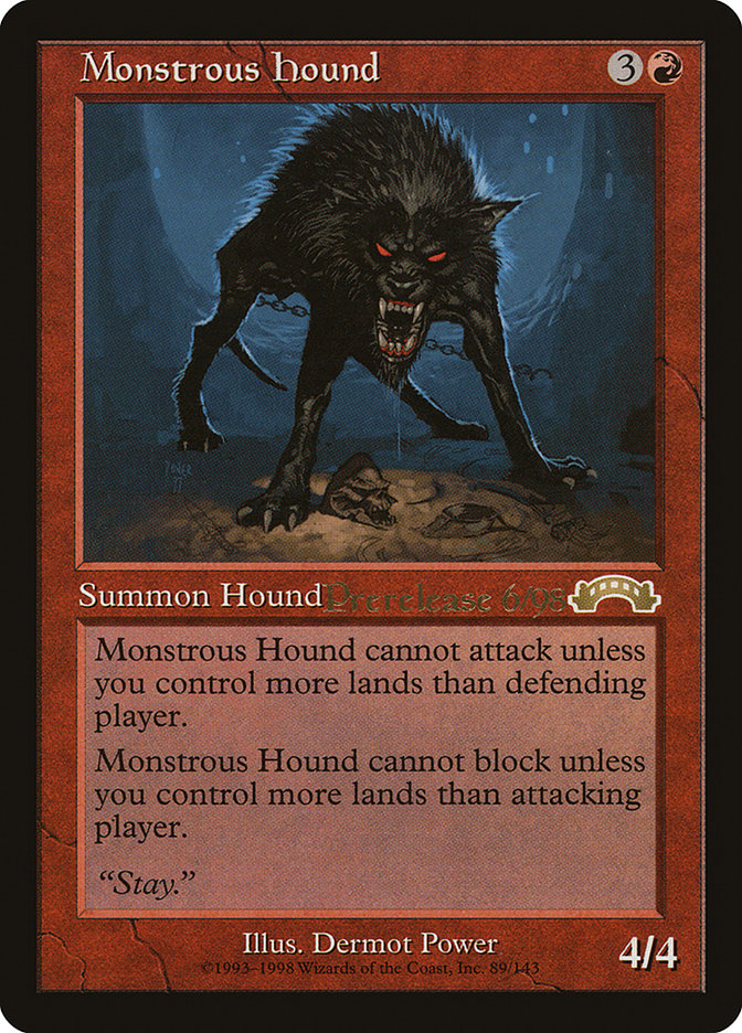 Monstrous Hound [Exodus Promos] | Good Games Morley