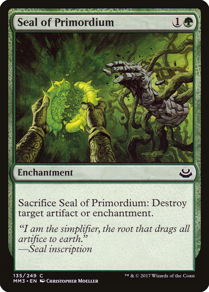 Seal of Primordium [Modern Masters 2017] | Good Games Morley