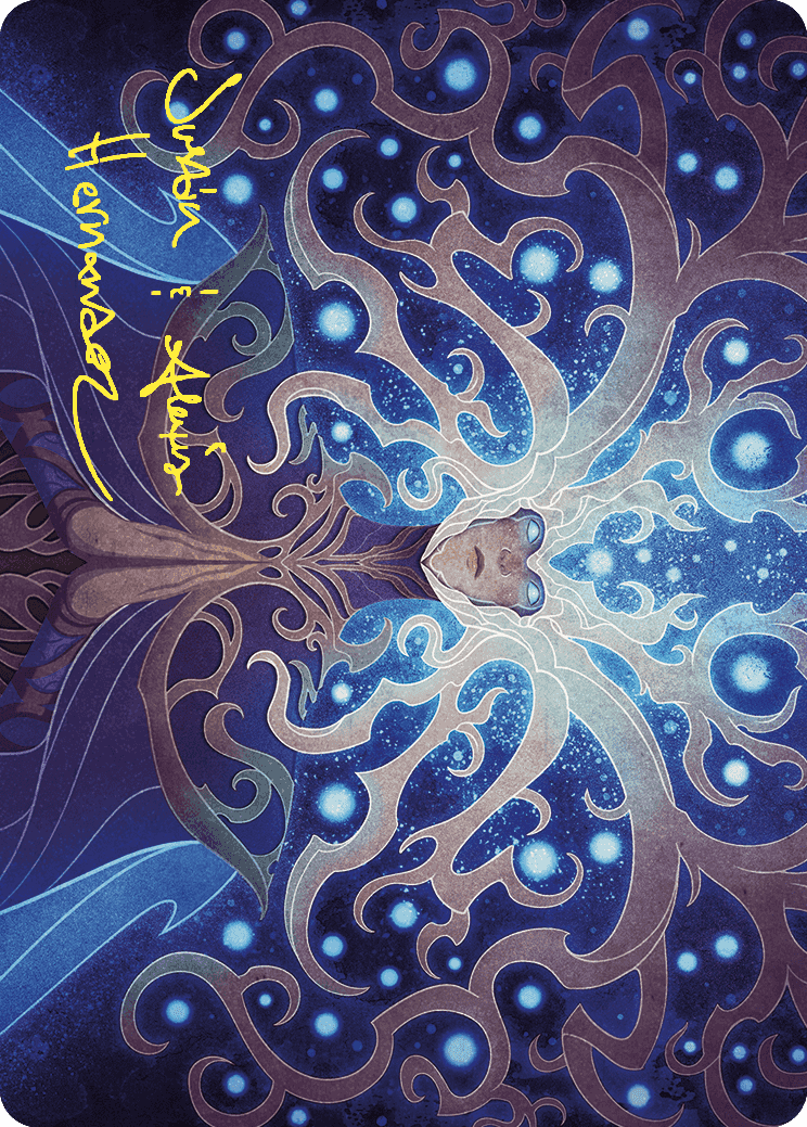 Omniscience Art Card (Gold-Stamped Signature) [Wilds of Eldraine Art Series] | Good Games Morley