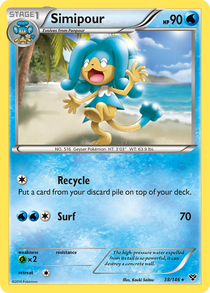 Simipour (38/146) [XY: Base Set] | Good Games Morley