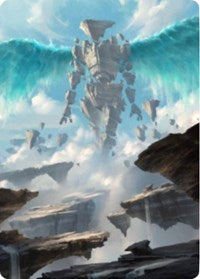 Celestial Colonnade Art Card [Zendikar Rising Art Series] | Good Games Morley