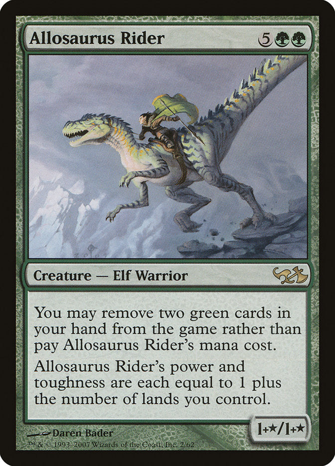 Allosaurus Rider [Duel Decks: Elves vs. Goblins] | Good Games Morley