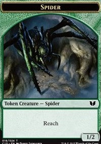 Spider // Wolf Double-Sided Token [Commander 2015 Tokens] | Good Games Morley