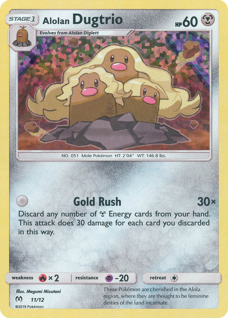 Alolan Dugtrio (11/12) [McDonald's Promos: 2019 Collection] | Good Games Morley