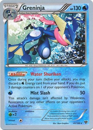 Greninja (41/146) (Ninja Blitz - Cody Walinski) [World Championships 2016] | Good Games Morley