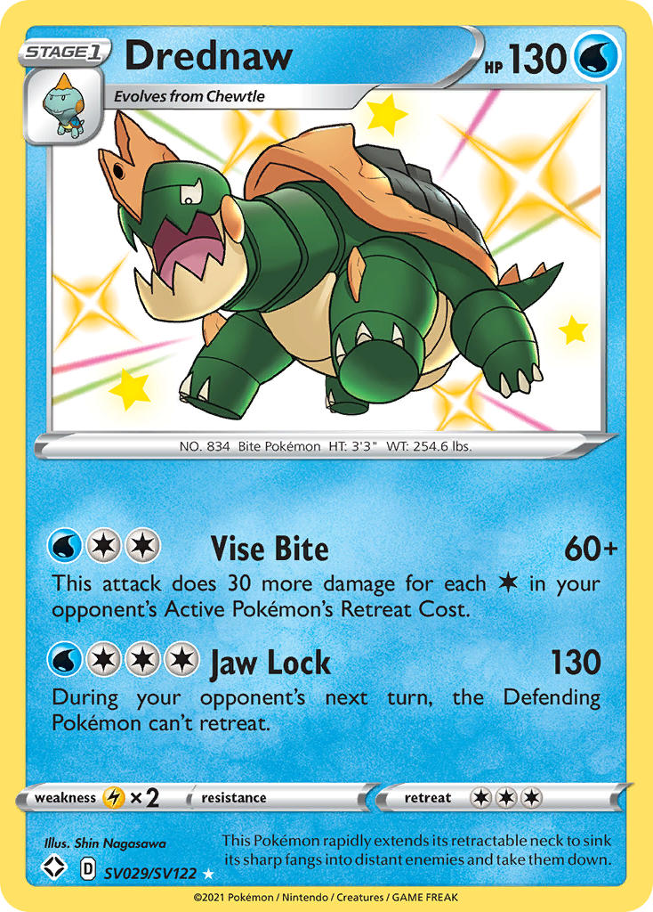 Drednaw (SV029/SV122) [Sword & Shield: Shining Fates] | Good Games Morley