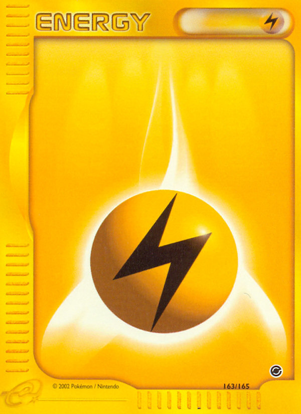Lightning Energy (163/165) [Expedition: Base Set] | Good Games Morley