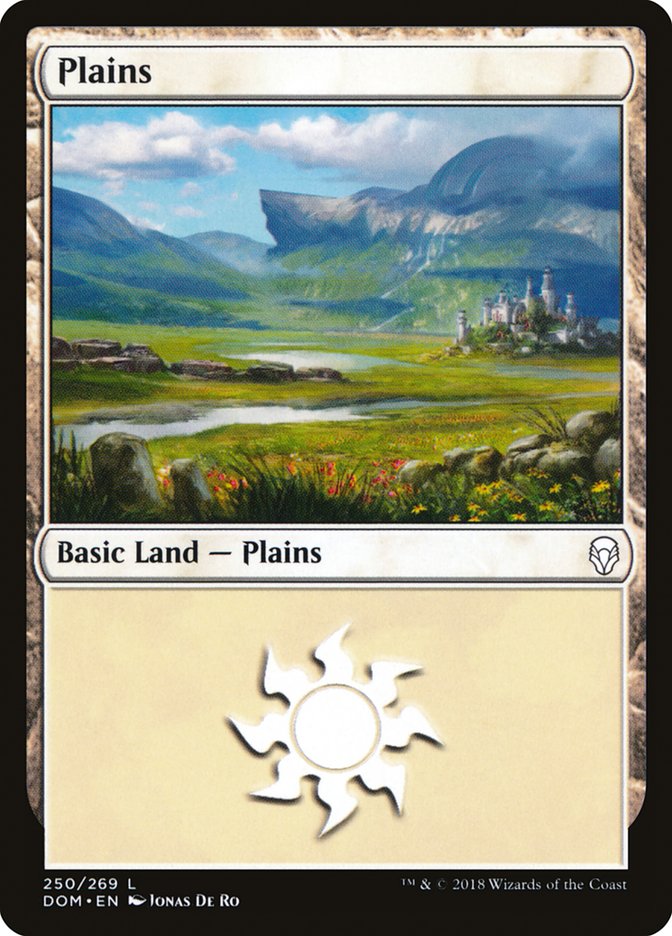 Plains (250) [Dominaria] | Good Games Morley