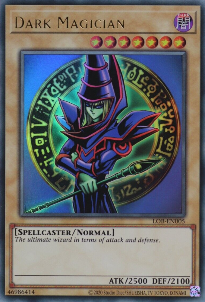 Dark Magician (25th Anniversary) [LOB-EN005] Ultra Rare | Good Games Morley