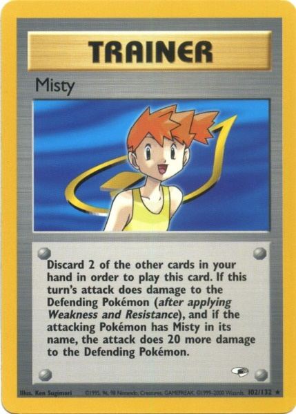 Misty (102/132) [Gym Heroes Unlimited] | Good Games Morley