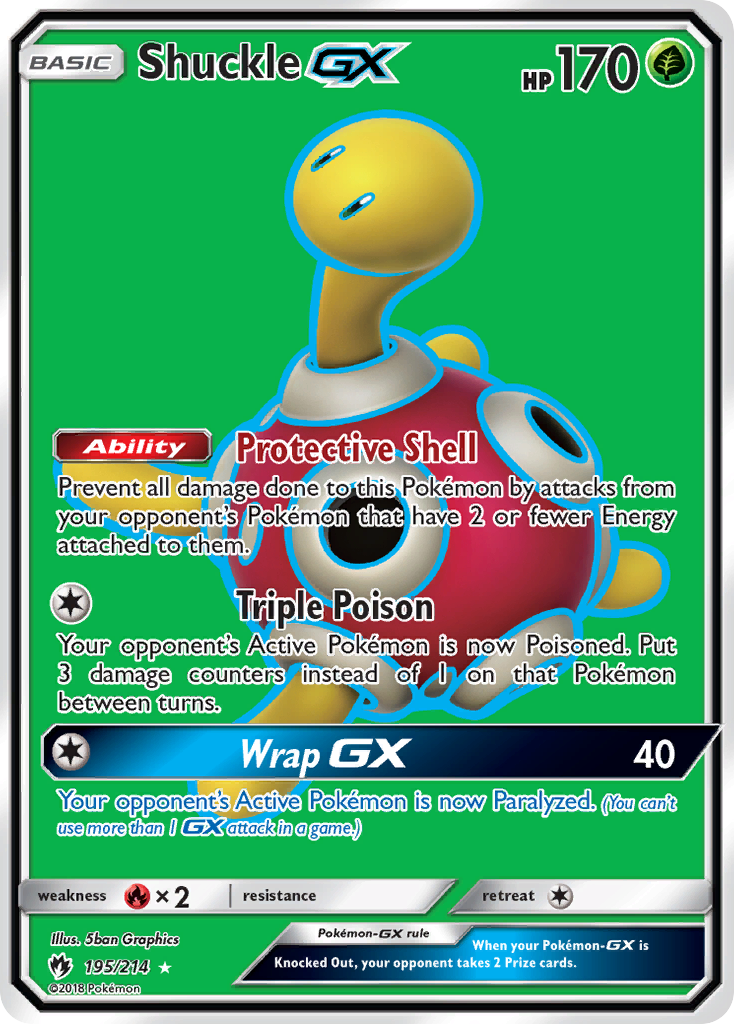 Shuckle GX (195/214) [Sun & Moon: Lost Thunder] | Good Games Morley