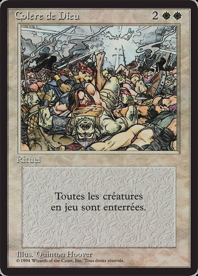 Wrath of God [Foreign Black Border] | Good Games Morley