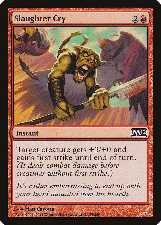 Slaughter Cry [Magic 2012] | Good Games Morley