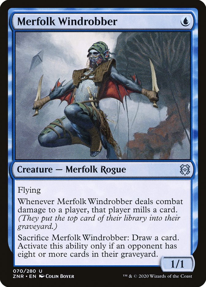 Merfolk Windrobber [Zendikar Rising] | Good Games Morley