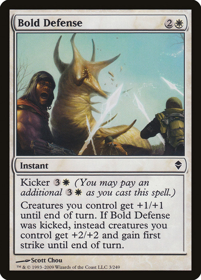 Bold Defense [Zendikar] | Good Games Morley