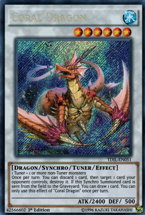 Coral Dragon [TDIL-EN051] Secret Rare | Good Games Morley