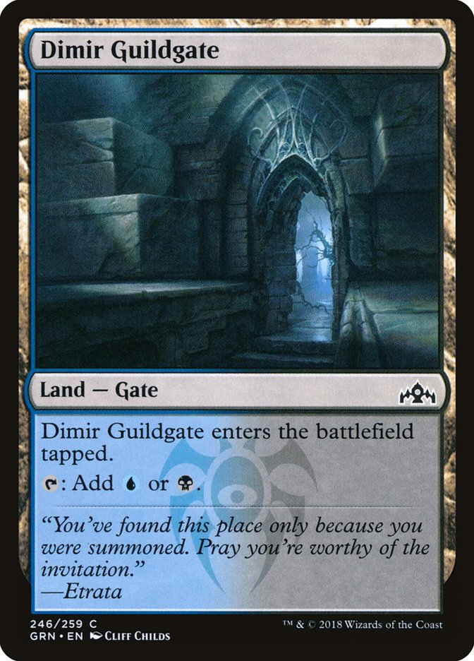 Dimir Guildgate (246/259) [Guilds of Ravnica] | Good Games Morley