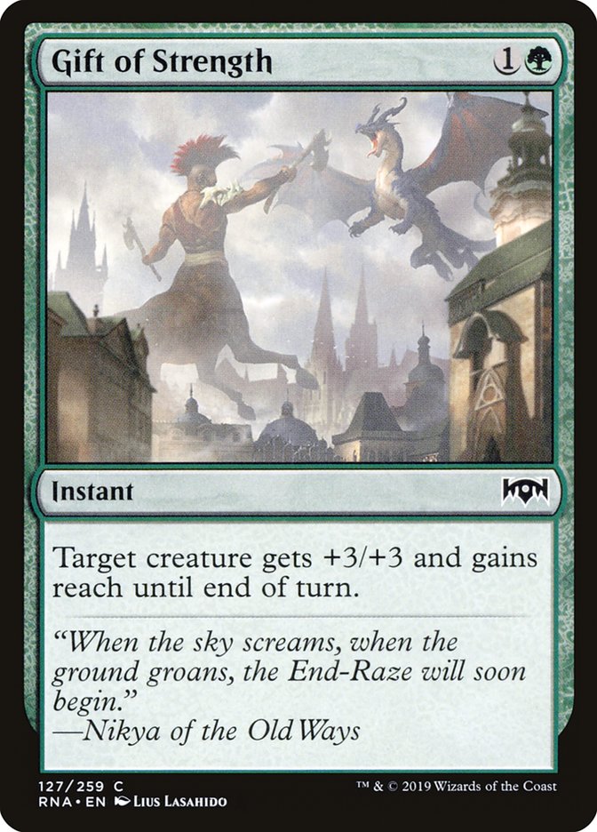 Gift of Strength [Ravnica Allegiance] | Good Games Morley