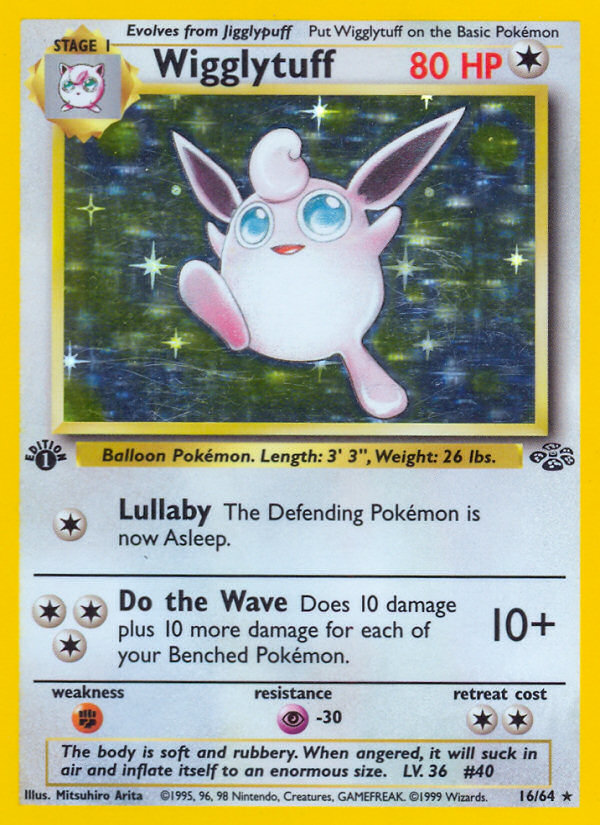 Wigglytuff (16/64) [Jungle 1st Edition] | Good Games Morley