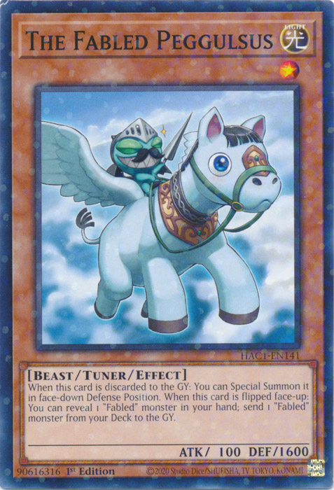 The Fabled Peggulsus (Duel Terminal) [HAC1-EN141] Common | Good Games Morley